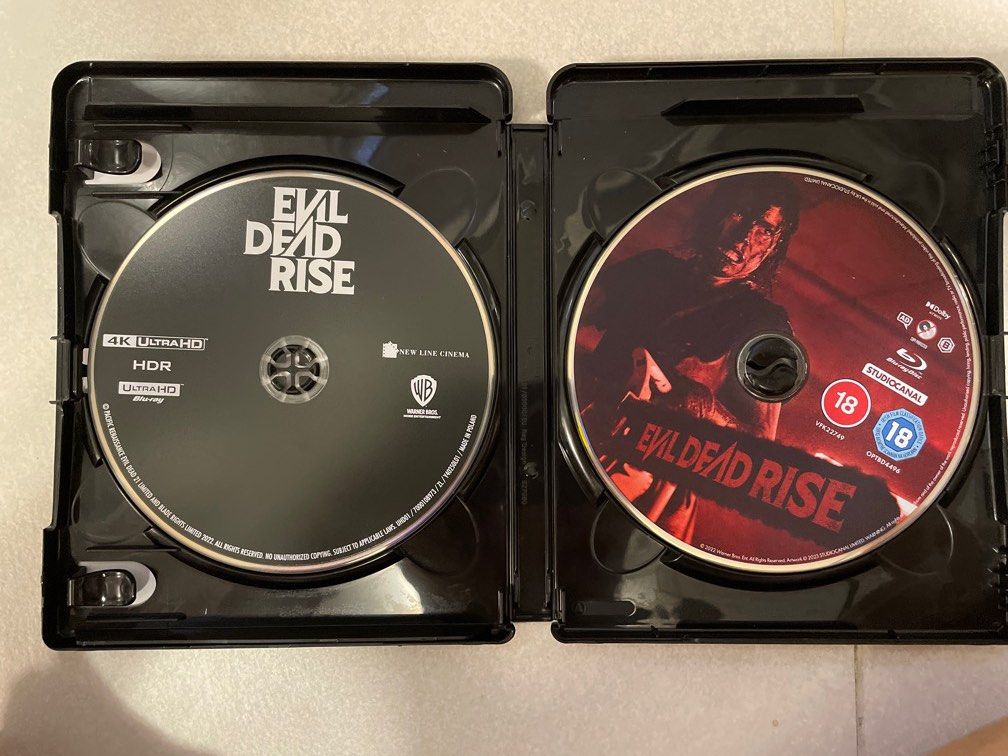 Evil Dead Rise 鬼玩人復活4K HD Blu Ray 藍光Bluray, 興趣及遊戲 