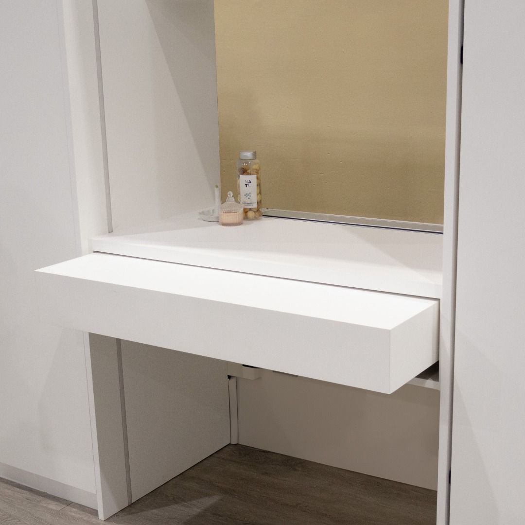 Extendable Table with Rising Hidden Slide, Furniture & Home Living ...