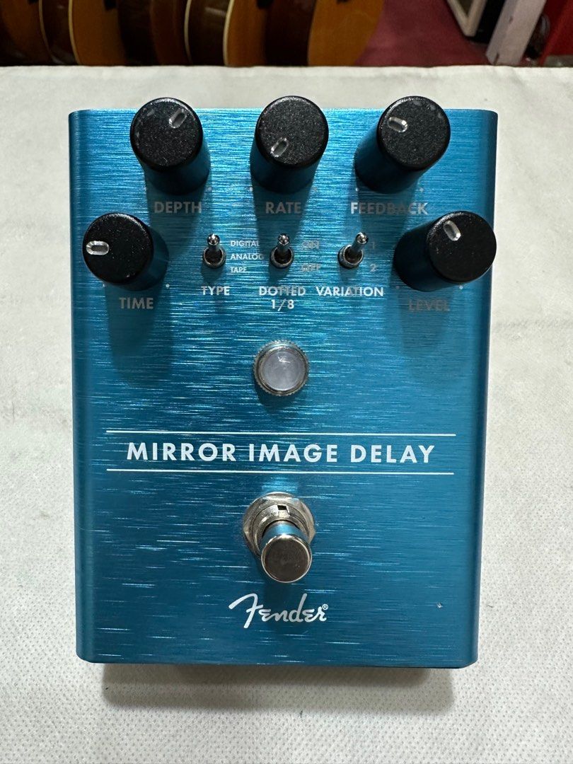 Delay　Hobbies　Accessories　Toys,　Media,　on　Music　Music　Carousell　Fender　Effects　Guitar　Mirror　Image　Pedal,
