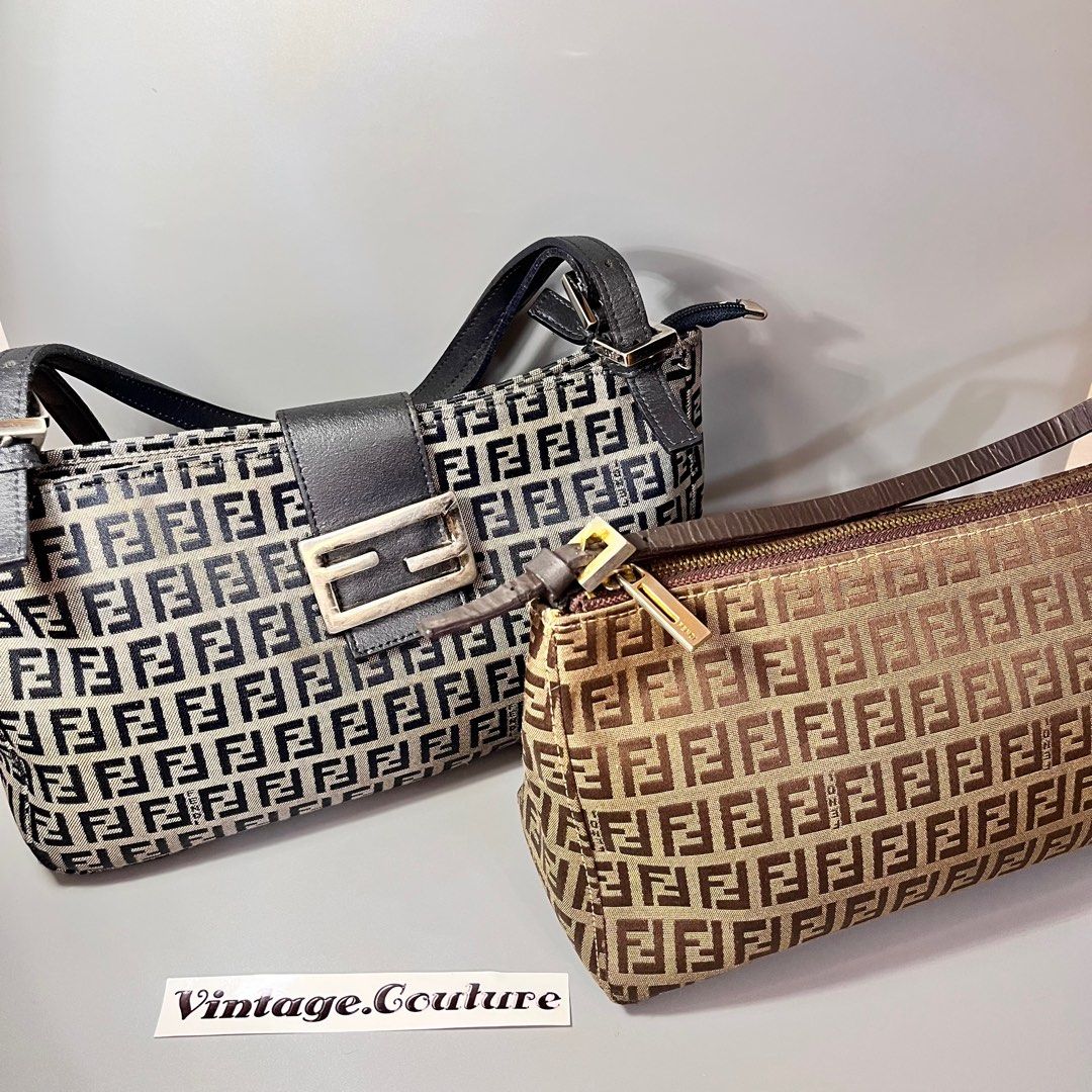 Vintage Louis Quatorze Brown Beige Baguette Kili Kili Bag - Y2K, Luxury,  Bags & Wallets on Carousell