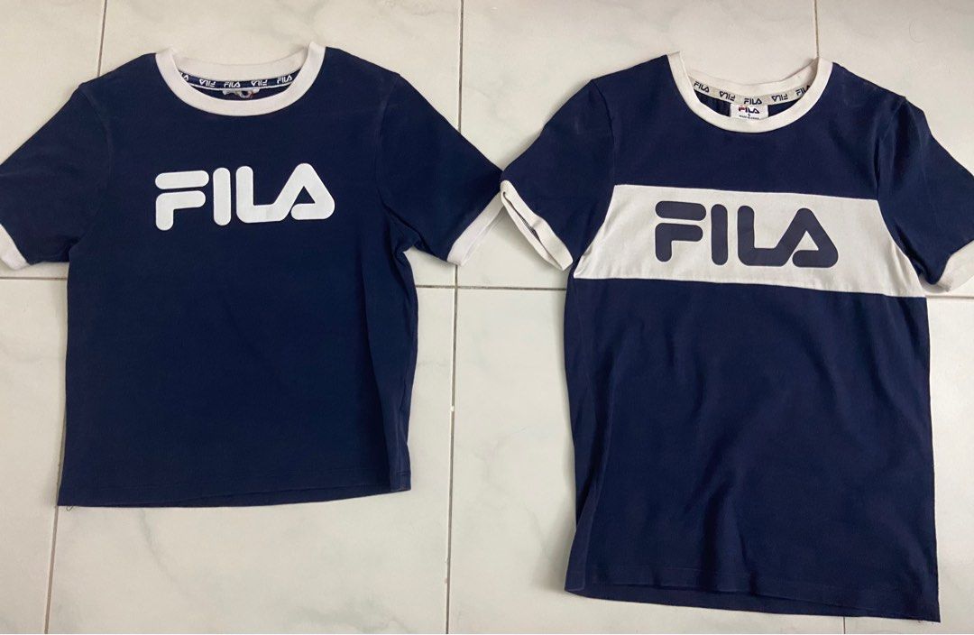 Fila couple shirt store
