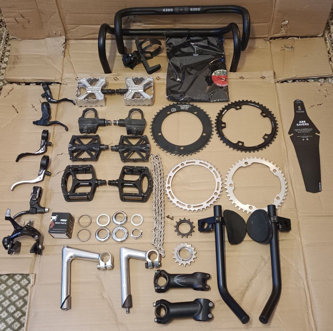 Fixed gear parts Fixie, Sports Equipment, Bicycles & Parts, Bicycles on