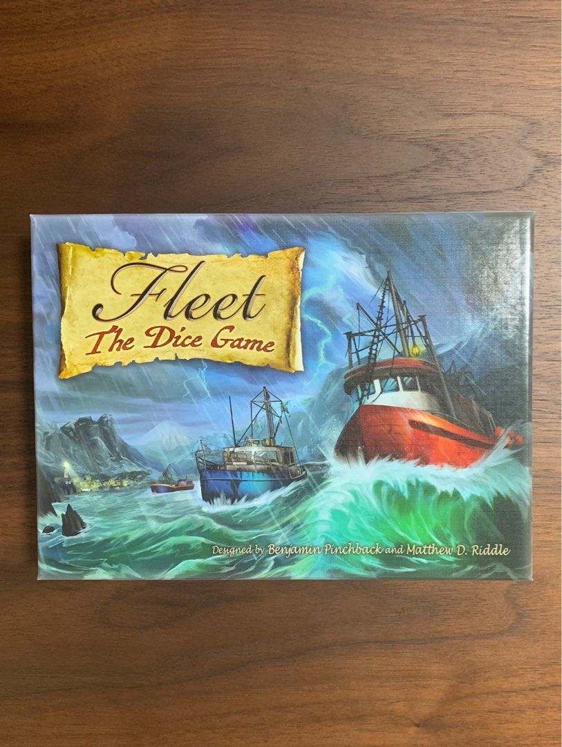 Fleet (+ dicey waters expansion) the dice board game, Hobbies & Toys