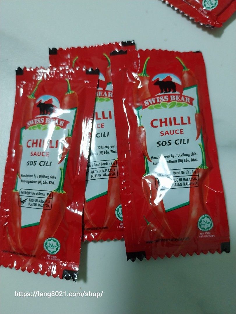 FREE! 20 x Packets of Chilli Sauce, Food & Drinks, Spice & Seasoning on ...