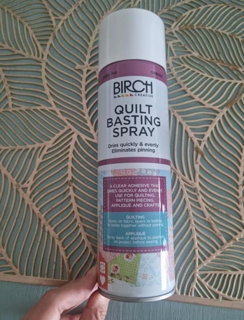 FREE! Quilt Basting Glue Spray Patchwork/Habidashery/Quilting