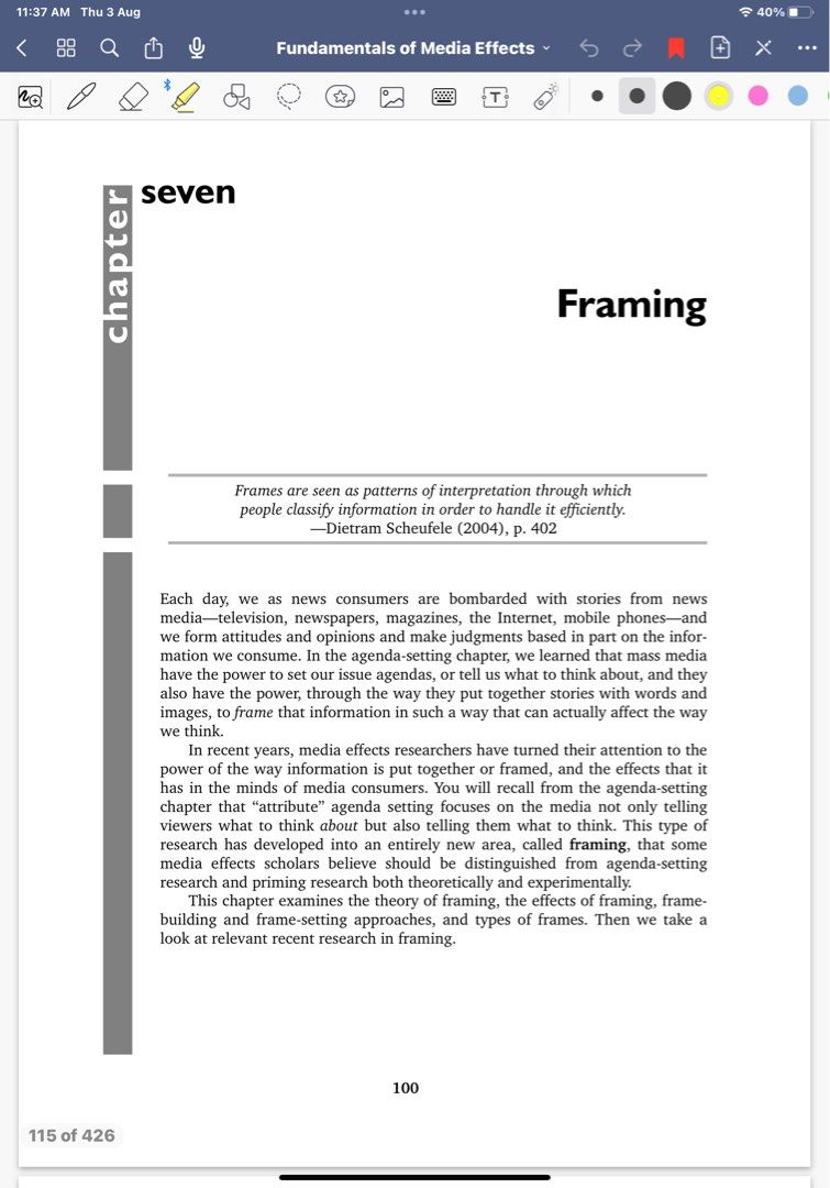 Fundamentals of media effects 2nd edition by bryant thompson and