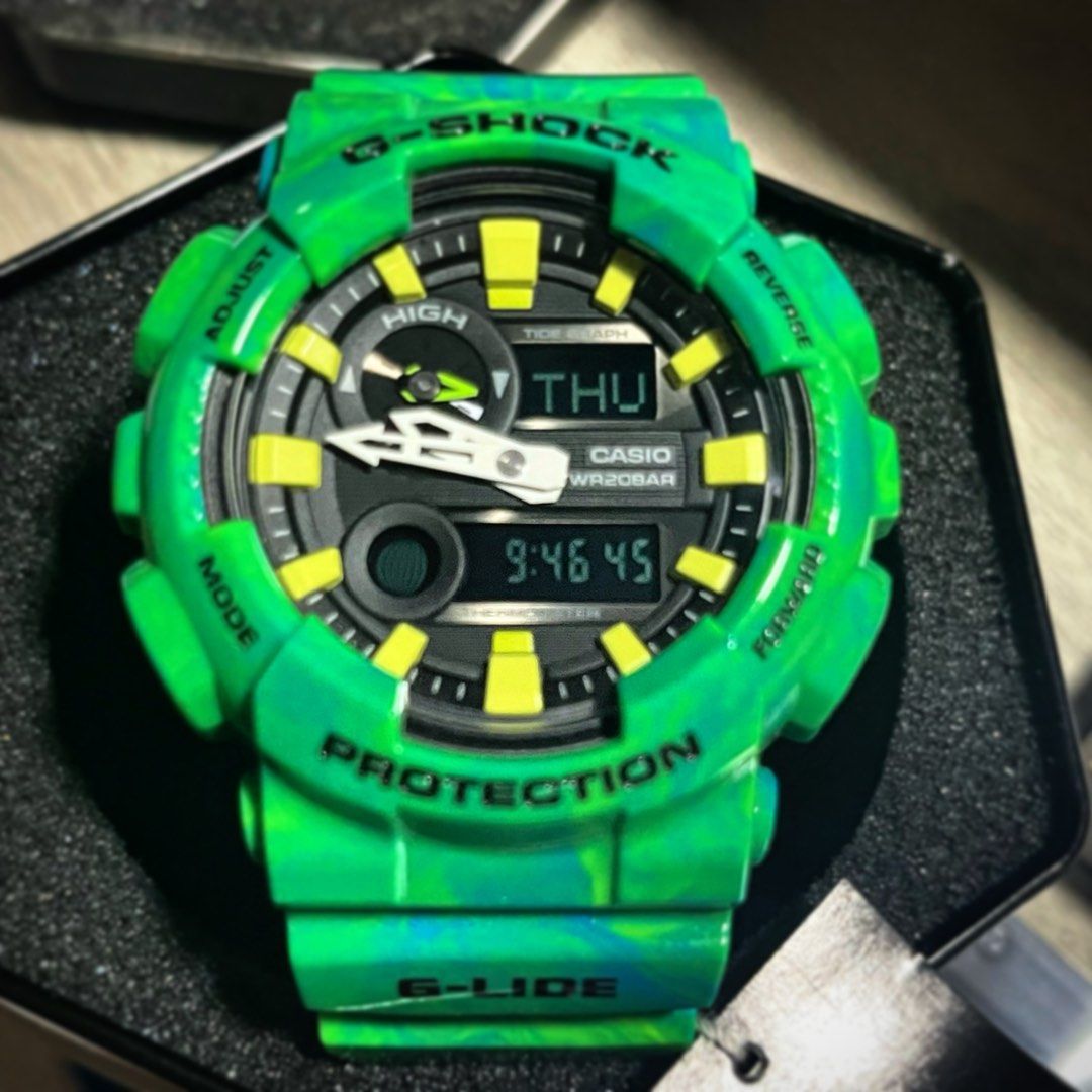 Gax 100mb 3adr G shock 100 authentic Men s Fashion Watches