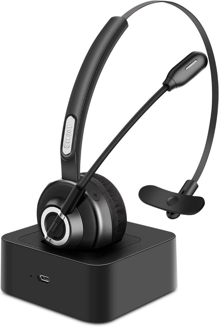 Giveet Bluetooth Headset for Cell Phones Wireless Headset for