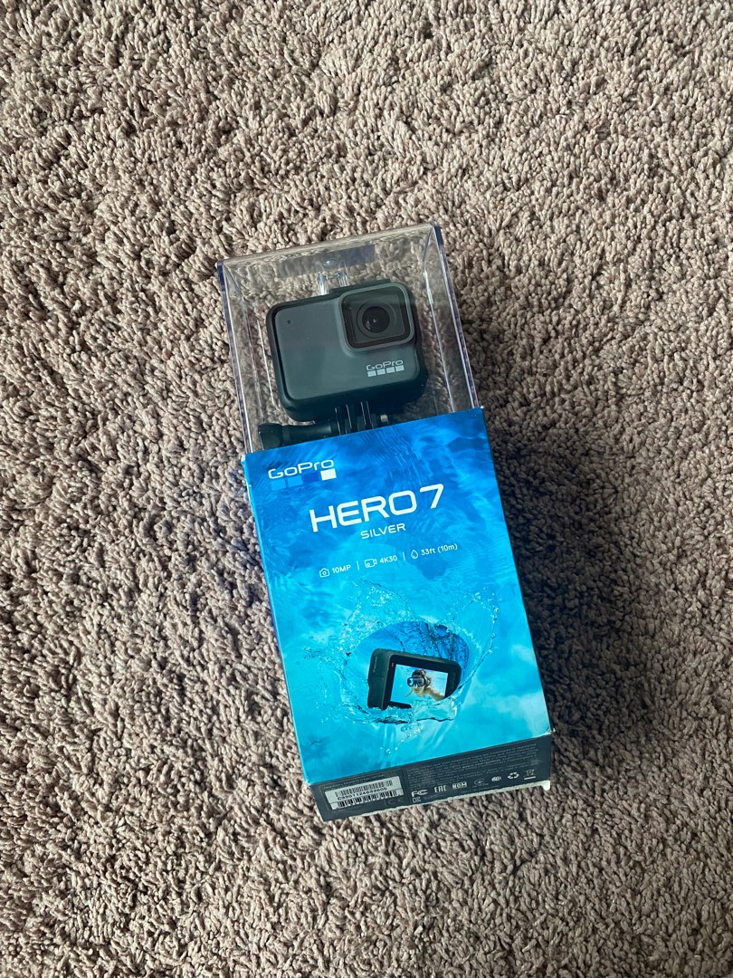GOPRO HERO 7 (Silver) ((NEW)), Photography, Video Cameras on Carousell