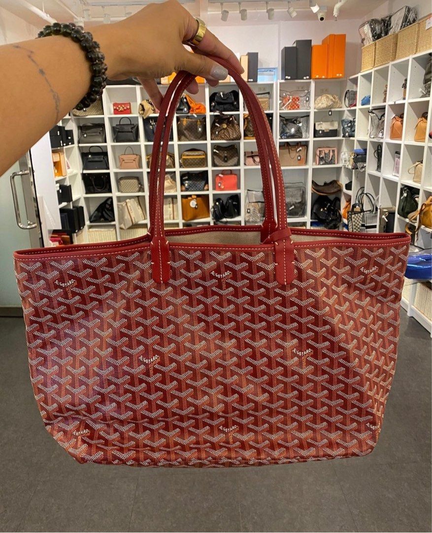 Saint-louis tote Goyard Red in Cotton - 36027177