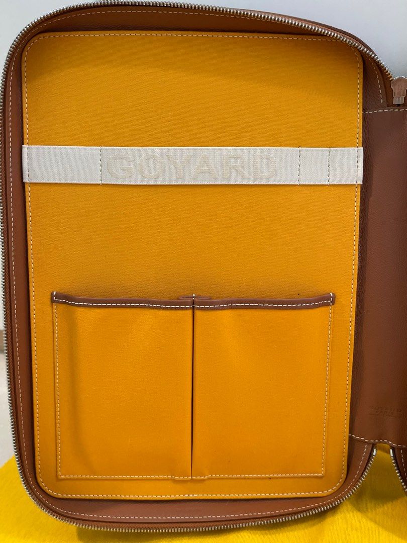 Goyard Universal Companion Portfolio / Briefcase Black / Brown New