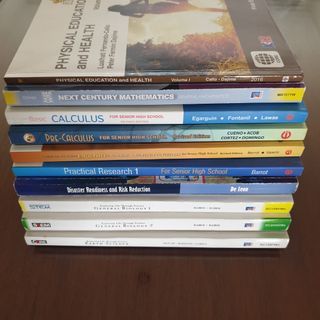 Grade 11 STEM books ( Homeschool SY 2022-2023)