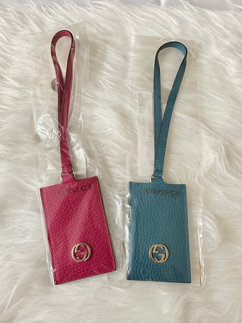Luggage tag gucci sale