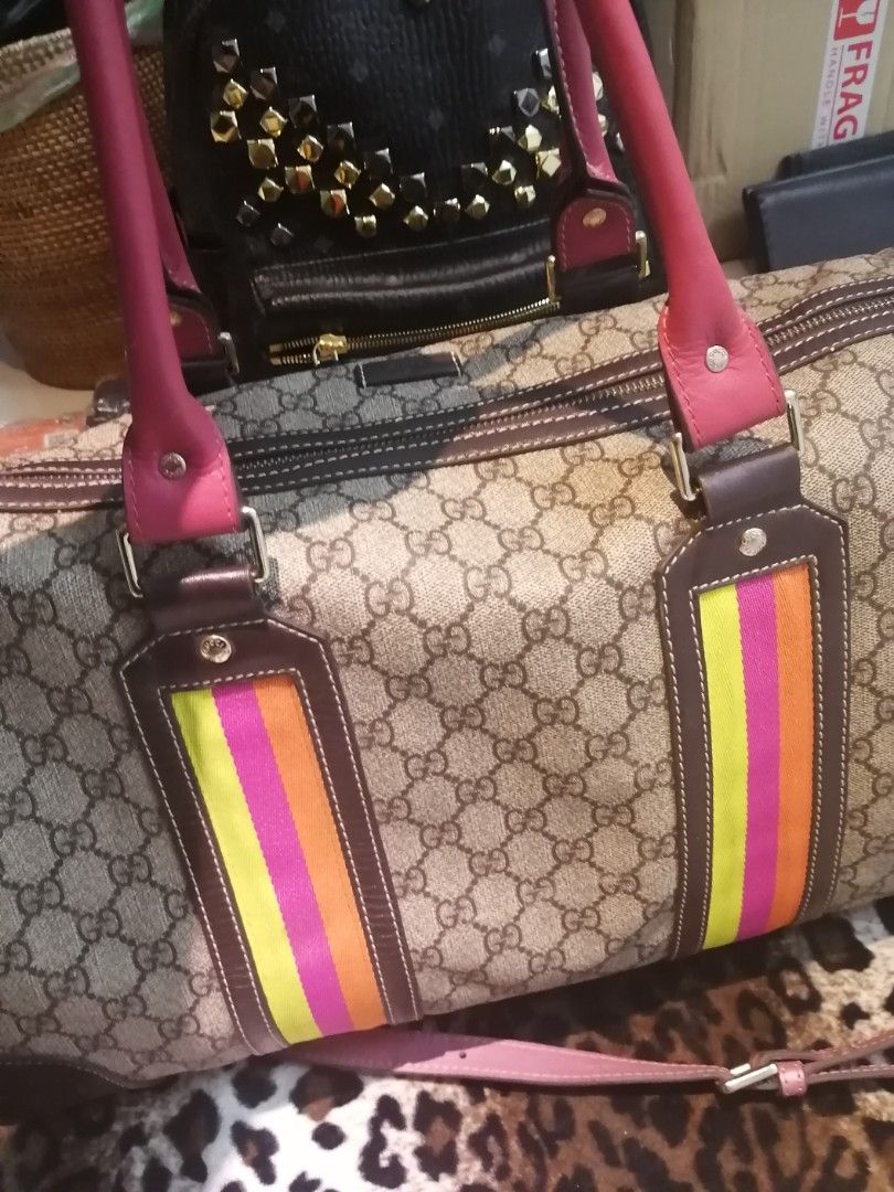Gucci travel bag, Luxury, Bags & Wallets on Carousell