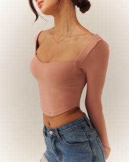 Herch Ryn Long Sleeve Bra Top