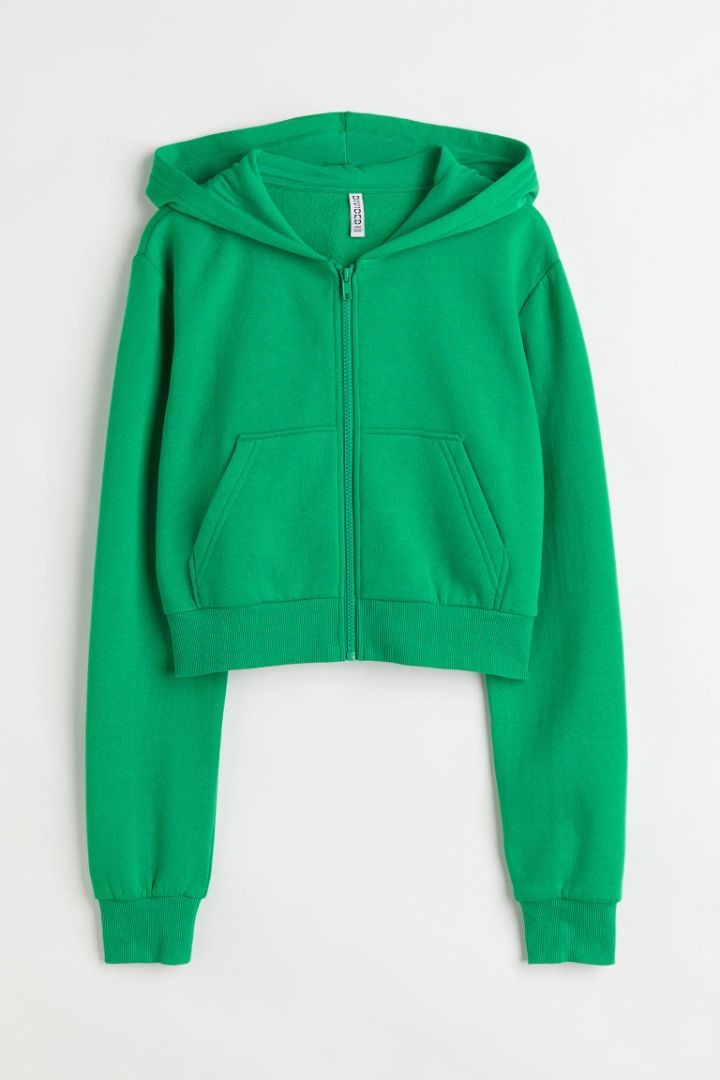 Topshop green hoodie shop