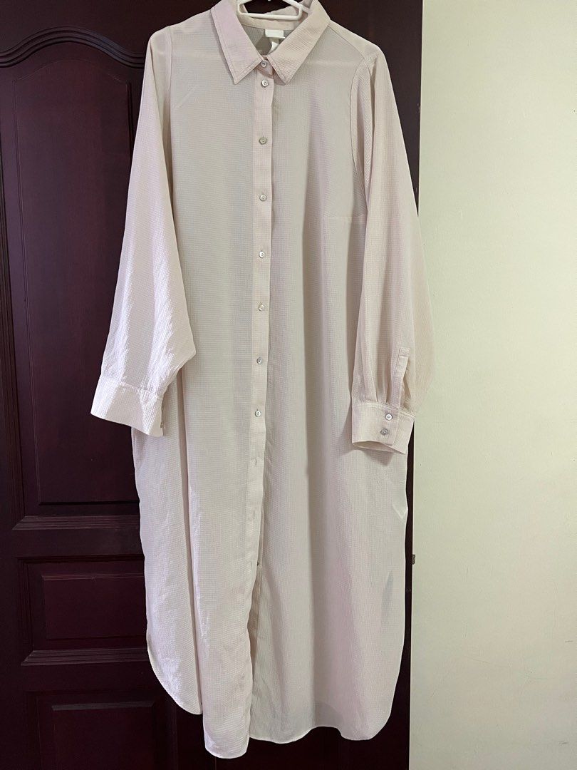 H&m maxi hot sale shirt dress