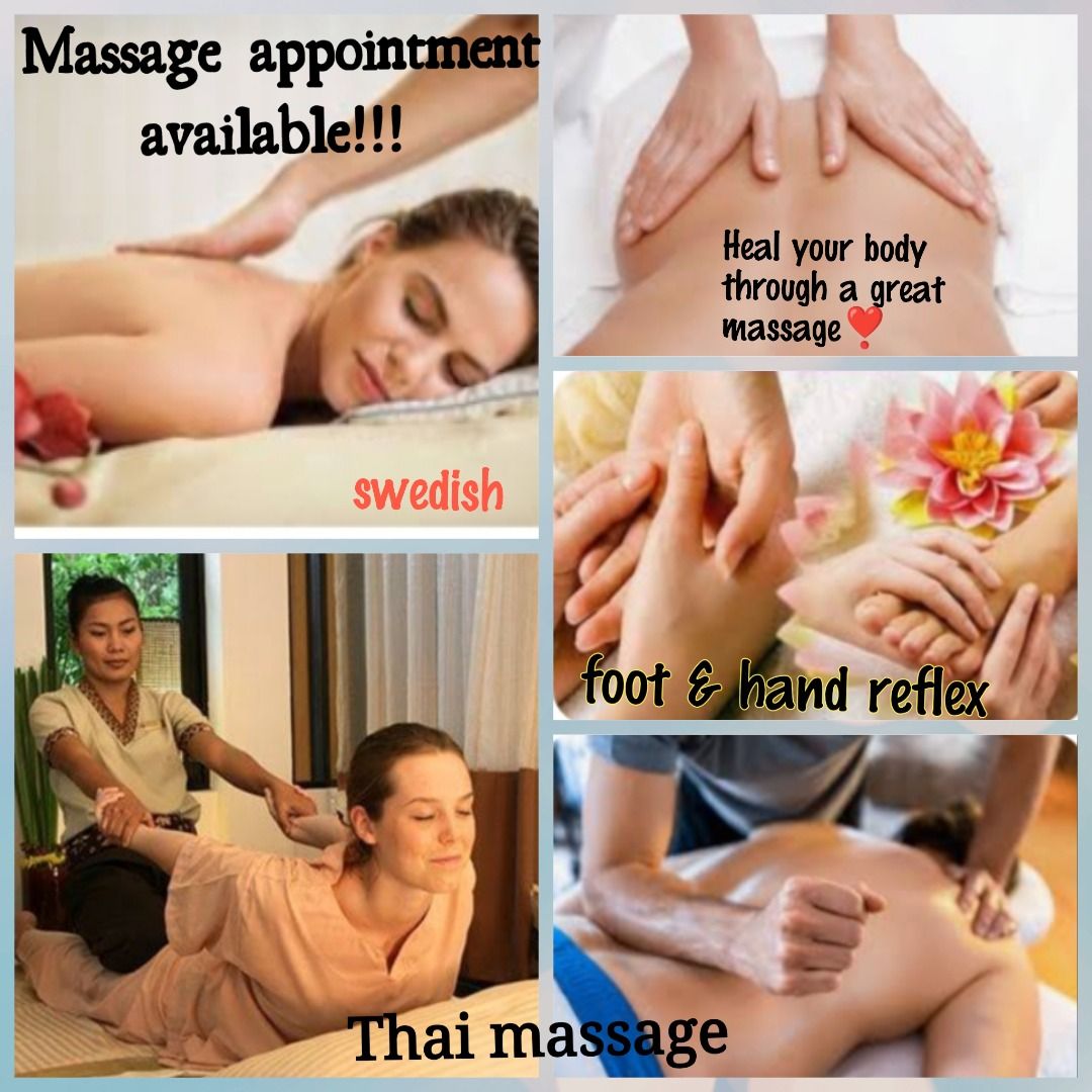 Home service Massage 24/7 (Category: Body Care) located in Las Pinas. Submitted by aglaspinas0116 (Listing ID 1246883168, Image 2). Description: Home and hotel service massage spa Swedish massage Shiatsu massage Thai massage Combination massage Ventosa w/ massage Body scrub with massage Mani Pedi Foot spa Eyelash extension Nail soft gel extensions Hair rebond Hair color Hair Brazilian .