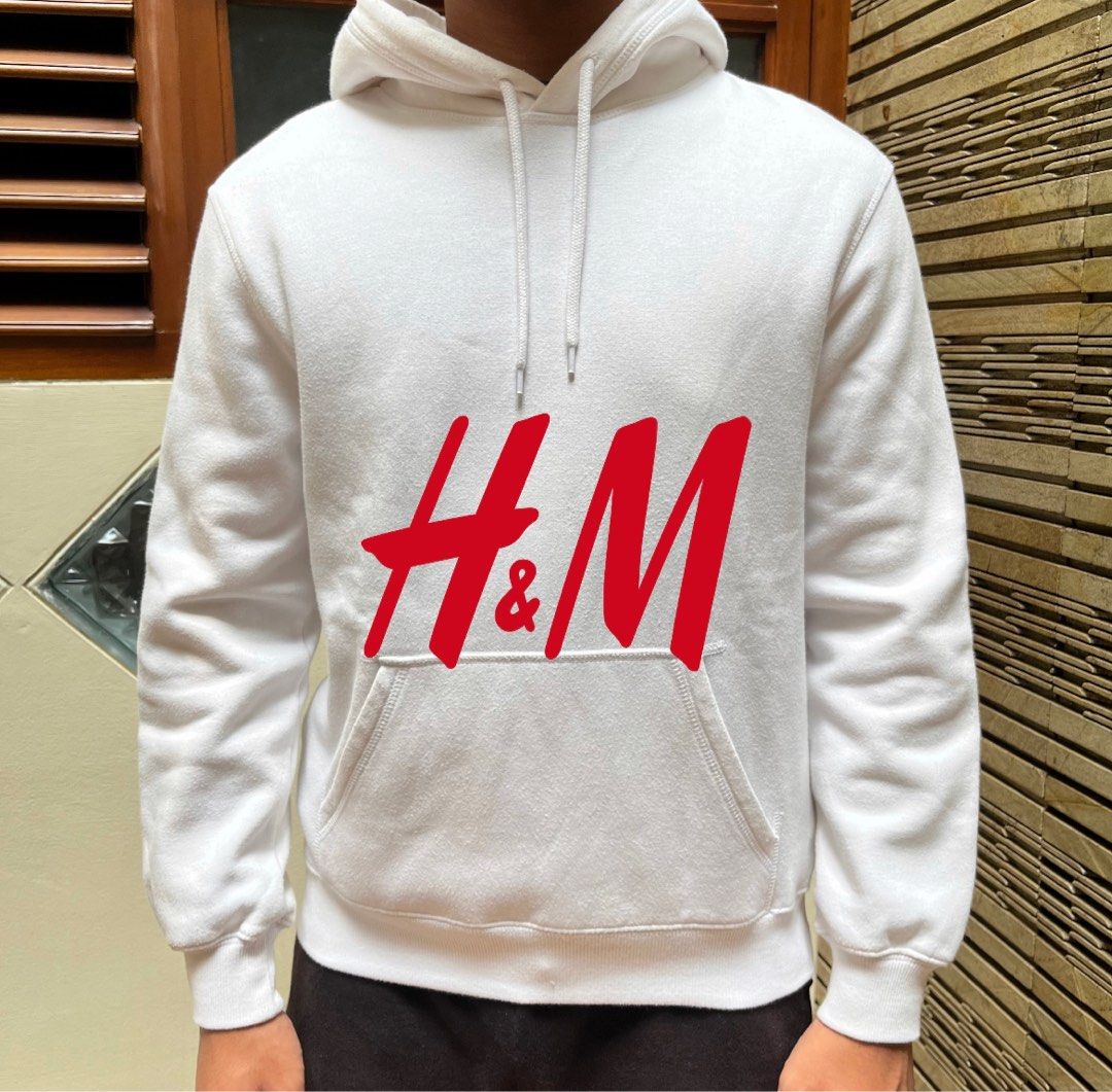 Hoodie H M Putih Polos White Jaket Second Bekas Original Store