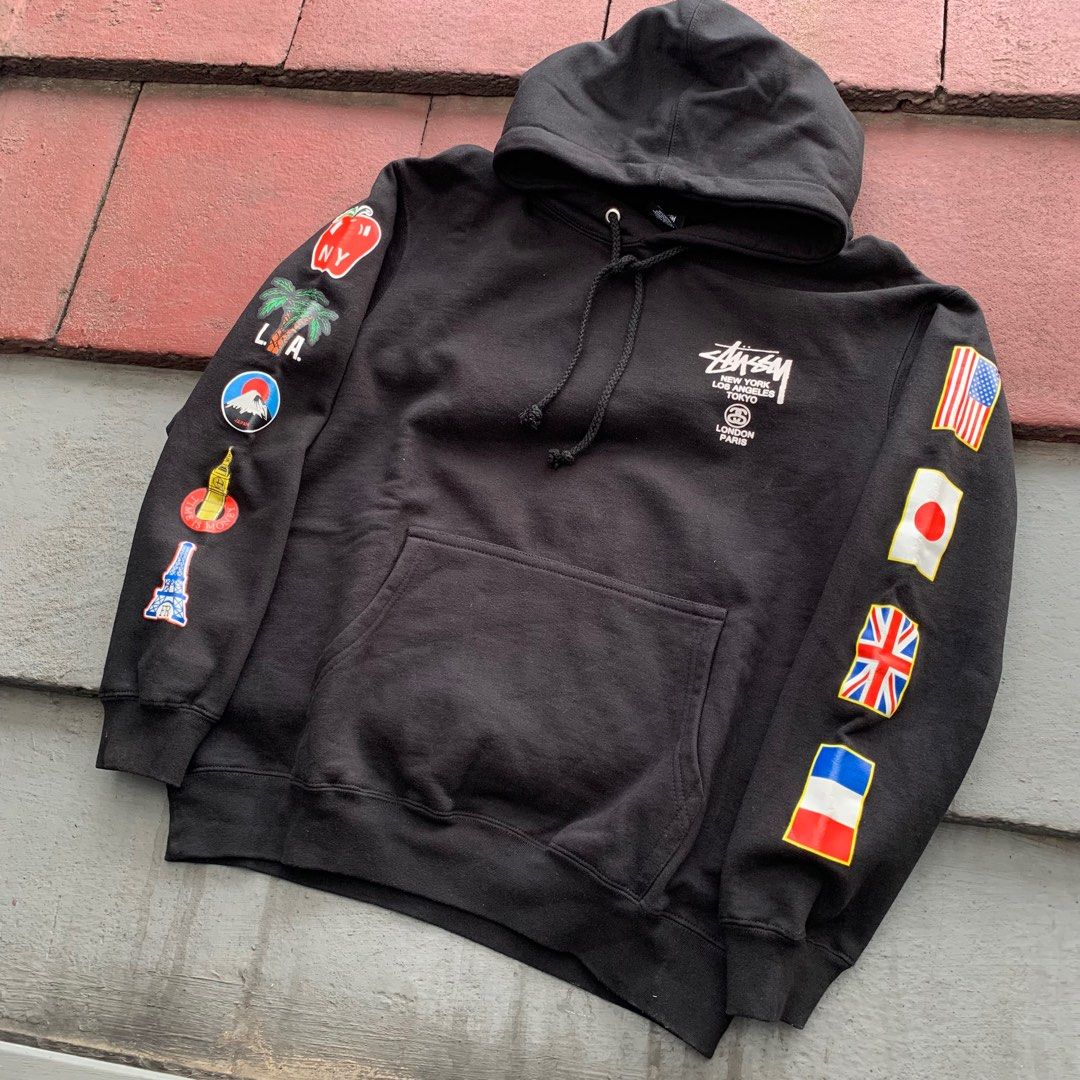 Hoodie stussy flag discount