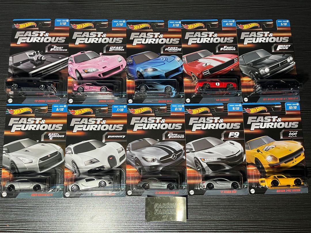 Hot Wheels Fast And Furious Series 3, Hobbies & Toys, Toys & Games on  Carousell