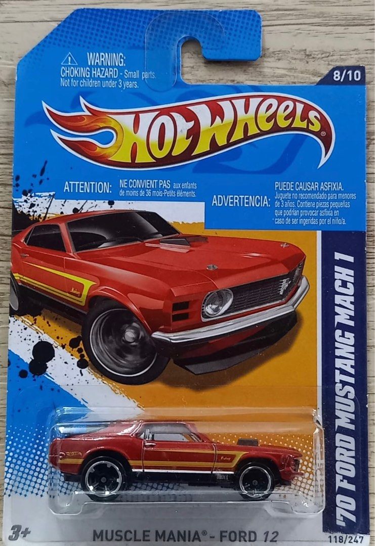 HotWheels Muscle Mania Ford 12 70 Ford Mustang Mach 1 Hobbies
