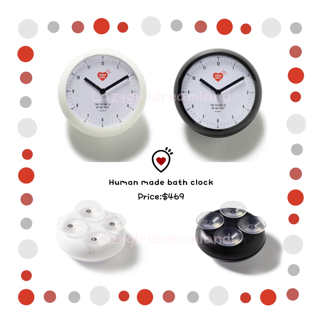 HUMAN MADE BATH CLOCK ヒューマンメイド LOGO ロゴ-