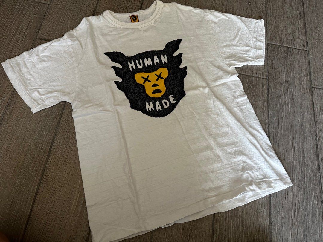 Human made kaws tee XL, 男裝, 上身及套裝, T-shirt、恤衫、有領衫