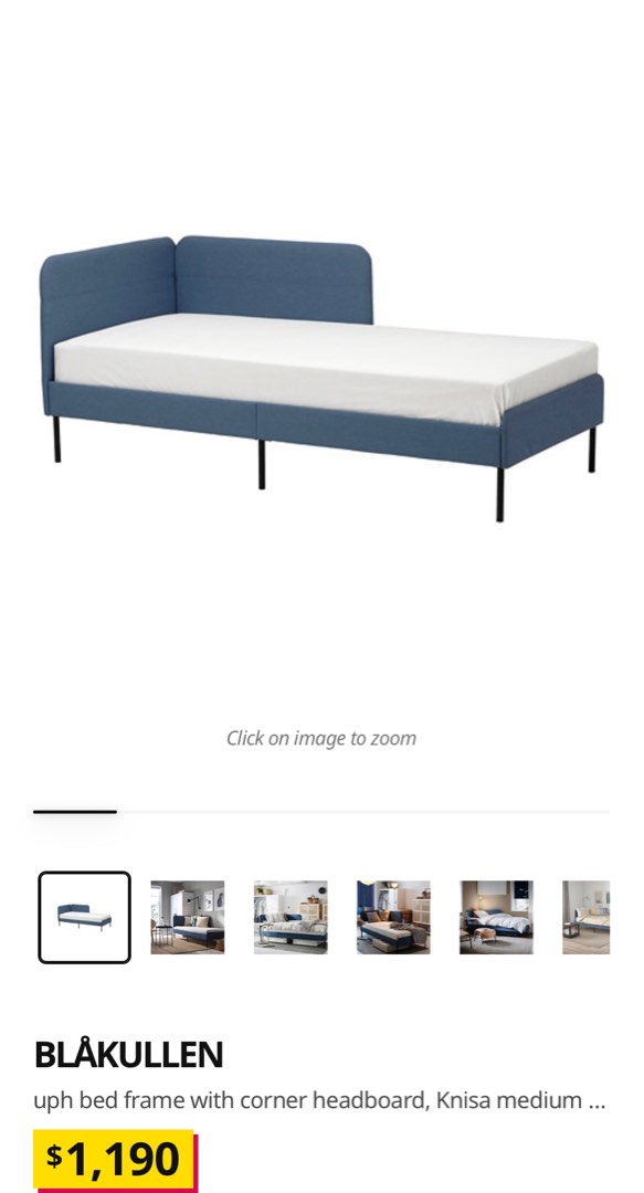 IKEA bed frame, 傢俬＆家居, 傢俬, 床架及床褥 Carousell