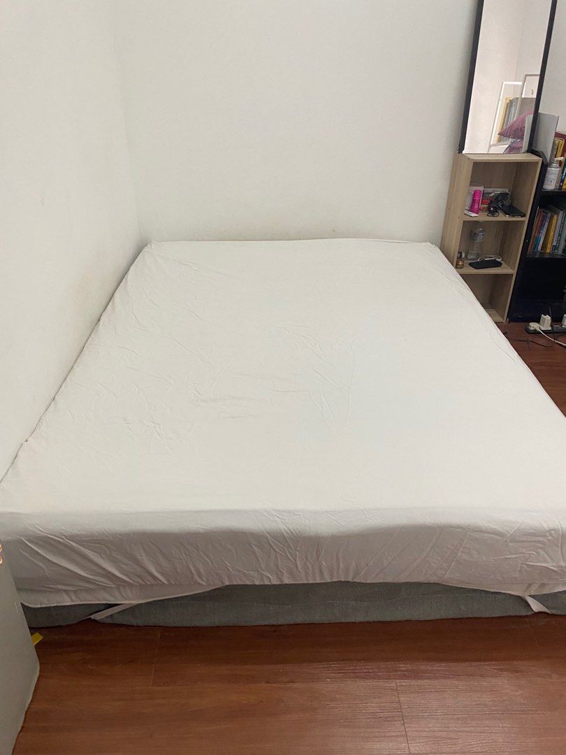 Ikea Hafslo Queen (Zip Defect), Furniture & Home Living, Furniture, Bed