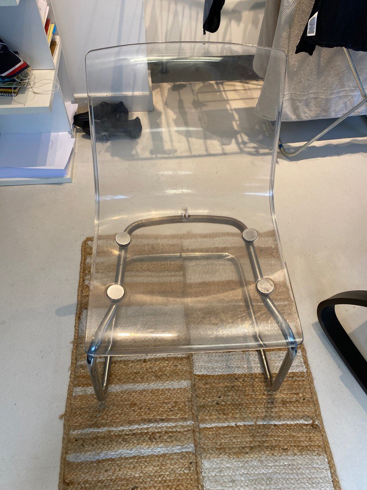 Ikea plastic chair, Furniture & Home Living, Furniture, Chairs on Carousell