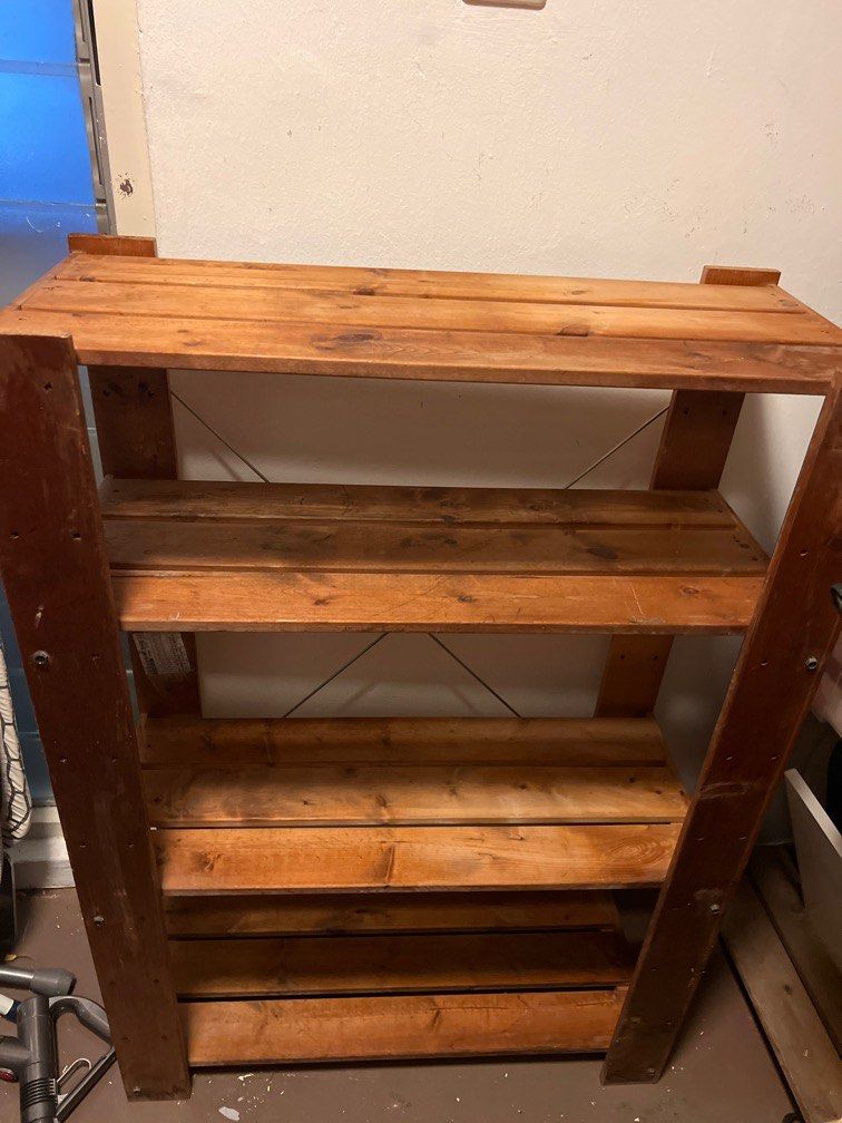 45 for all 4 x IKEA Wooden Shelving Racks, Furniture & Home Living, Furniture, Shelves