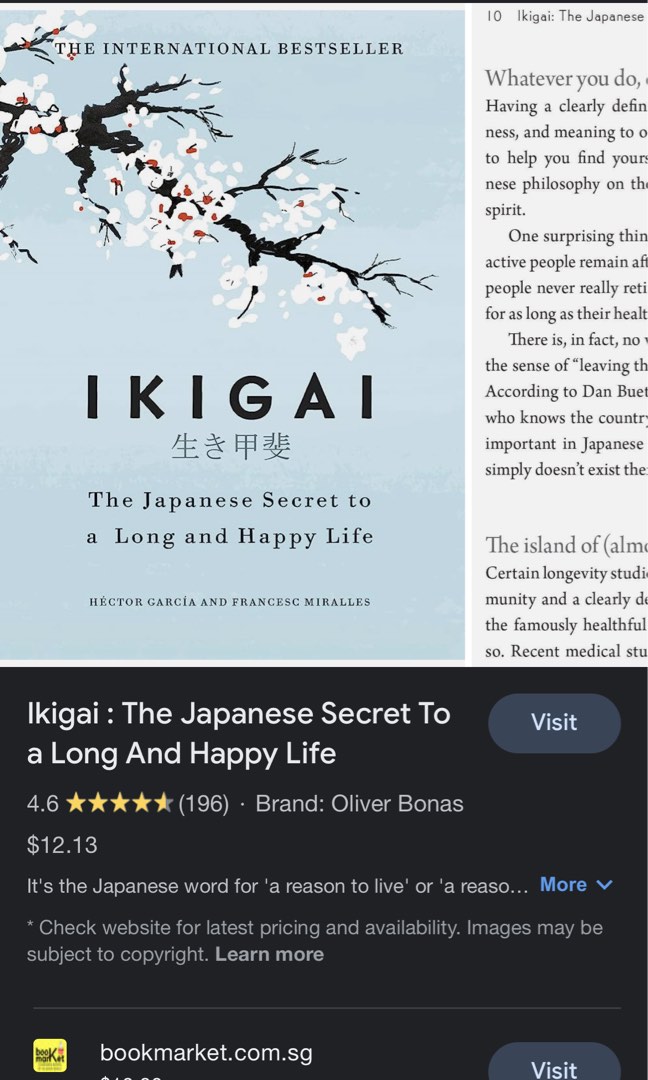 Ikigai Book, Hobbies & Toys, Books & Magazines, Fiction & Non-Fiction ...