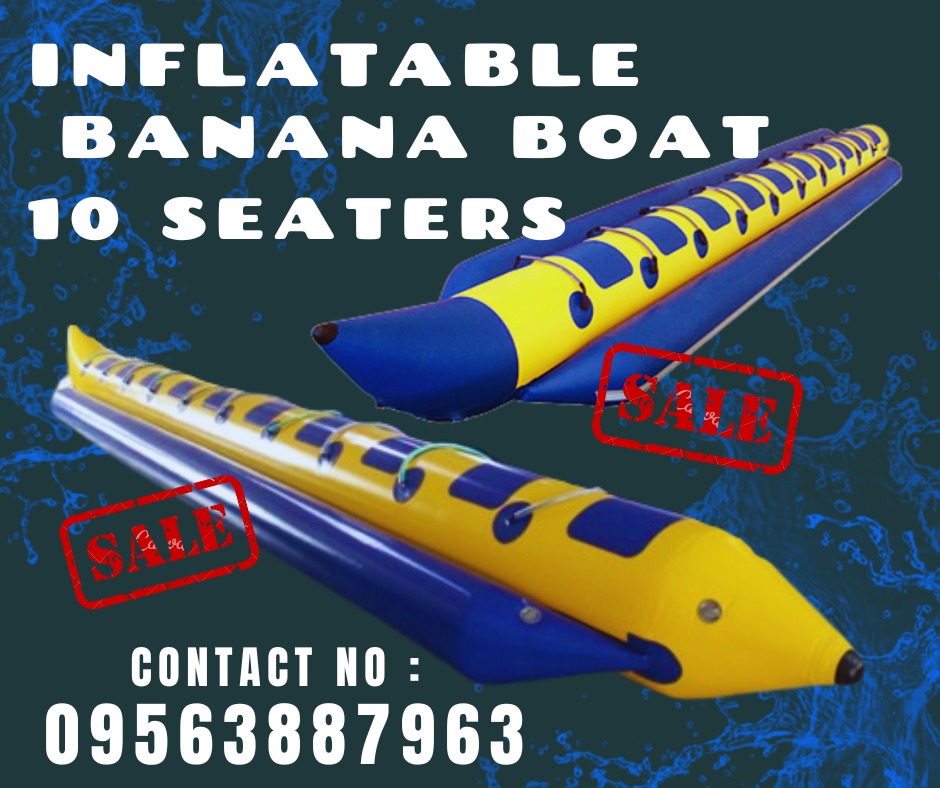 INFLATABLE BANANA BOAT 10 SEATERS on Carousell
