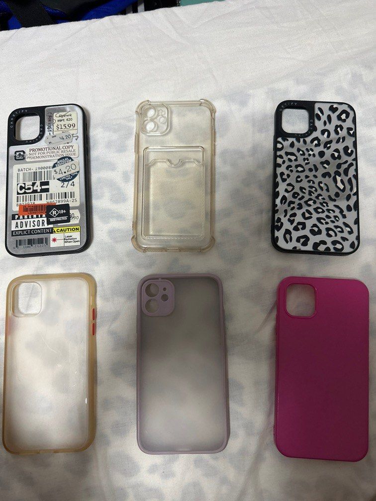 iPhone 11 Cases BUNDLE (Category: Cases & Sleeves) located in Manila. Submitted by quaranthings (Listing ID 1246889802, Image 1). Description: .