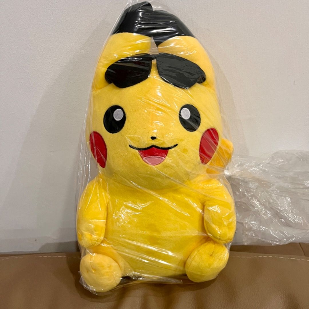 Japan Bandai Pokemon Mechamofugutto Plushie Pok mon summer Pikachu plush plushy soft toy huge big large toreba claw