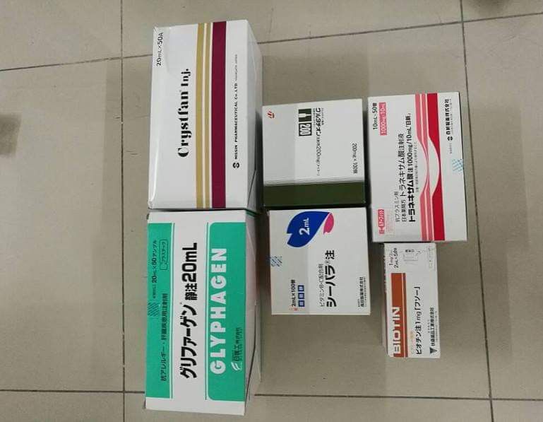 JAPAN PLATINUM GREEN WHITENING DRIP WHITENING INJECTION IV PUSH