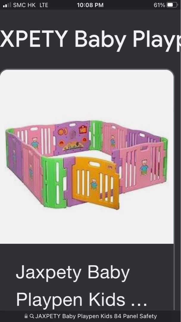 Jaxpety baby playpen clearance