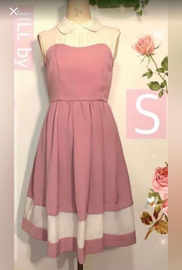 Jill stuart pink dress best sale