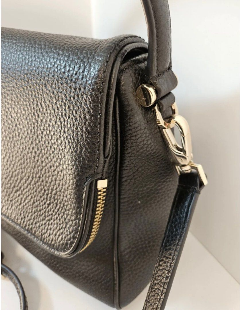 Kate Spade Chester Street Miri Black Pebble Leather Shoulder Bag Crossbody  🖤