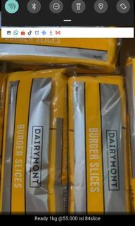 KEJU DAIRYMONT BURGER SLICE 1KG (84 slice)