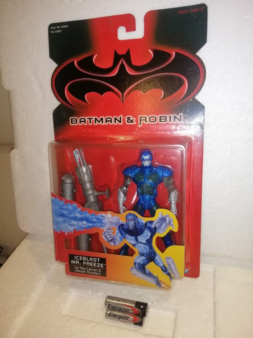 Kenner Batman and Robin Iceblast Mr. Freeze (MISB) vintage 90s
