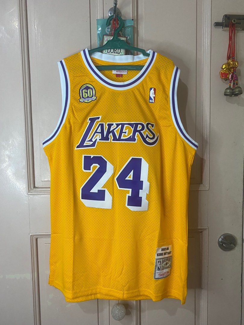 Kobe Lakers Yellow Jersey