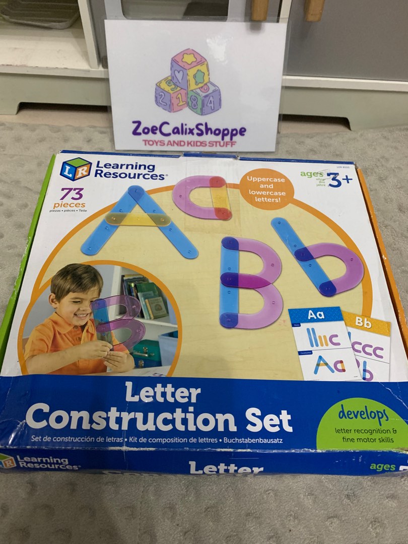 Learning Resources Letter Construction Set on Carousell