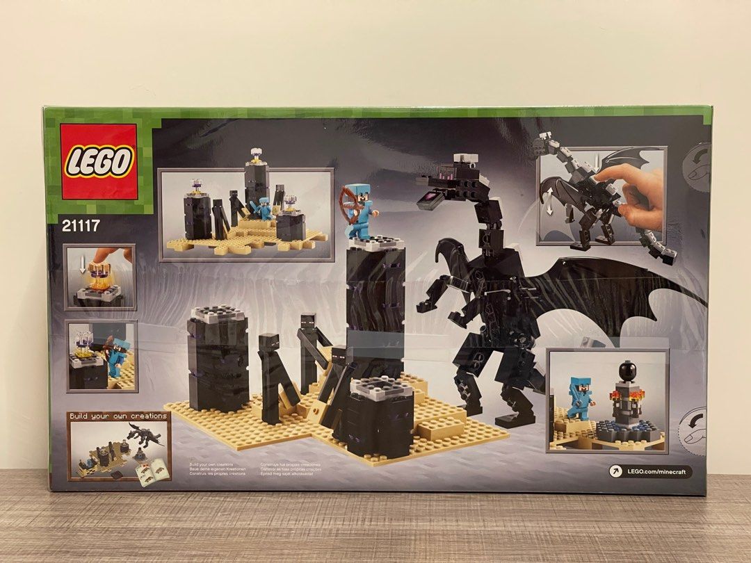 LEGO 21117 Minecraft The Ender Dragon, 興趣及遊戲, 玩具& 遊戲類