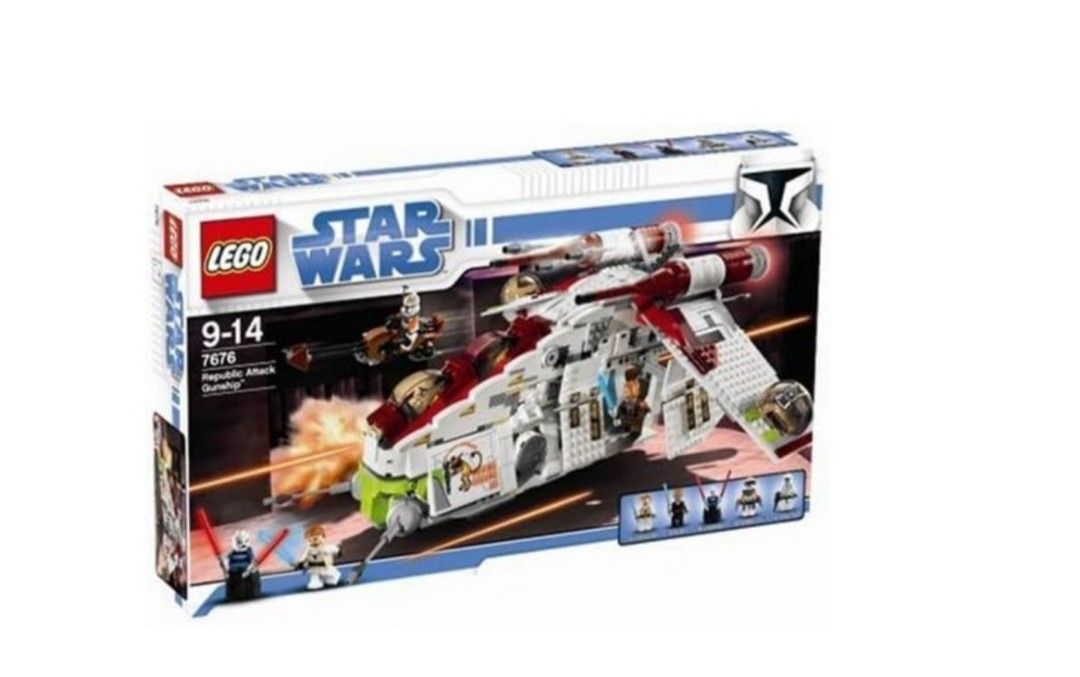 Lego star wars 7676 republic shop attack gunship