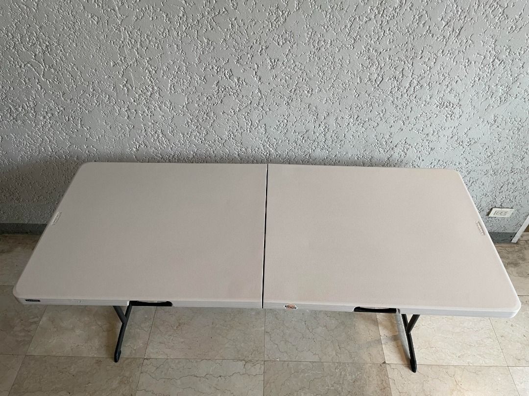 LIFETIME Foldable Table for Sale (Category: Tables & Sets) located in San Juan City. Submitted by carou09831 (Listing ID 1246840877, Image 2). Description: If interested and for faster transaction please message 0917-7912788 72 inches x 30 inches 29 inches Height.