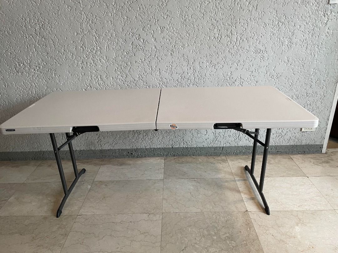 LIFETIME Foldable Table for Sale (Category: Tables & Sets) located in San Juan City. Submitted by carou09831 (Listing ID 1246840877, Image 1). Description: If interested and for faster transaction please message 0917-7912788 72 inches x 30 inches 29 inches Height.