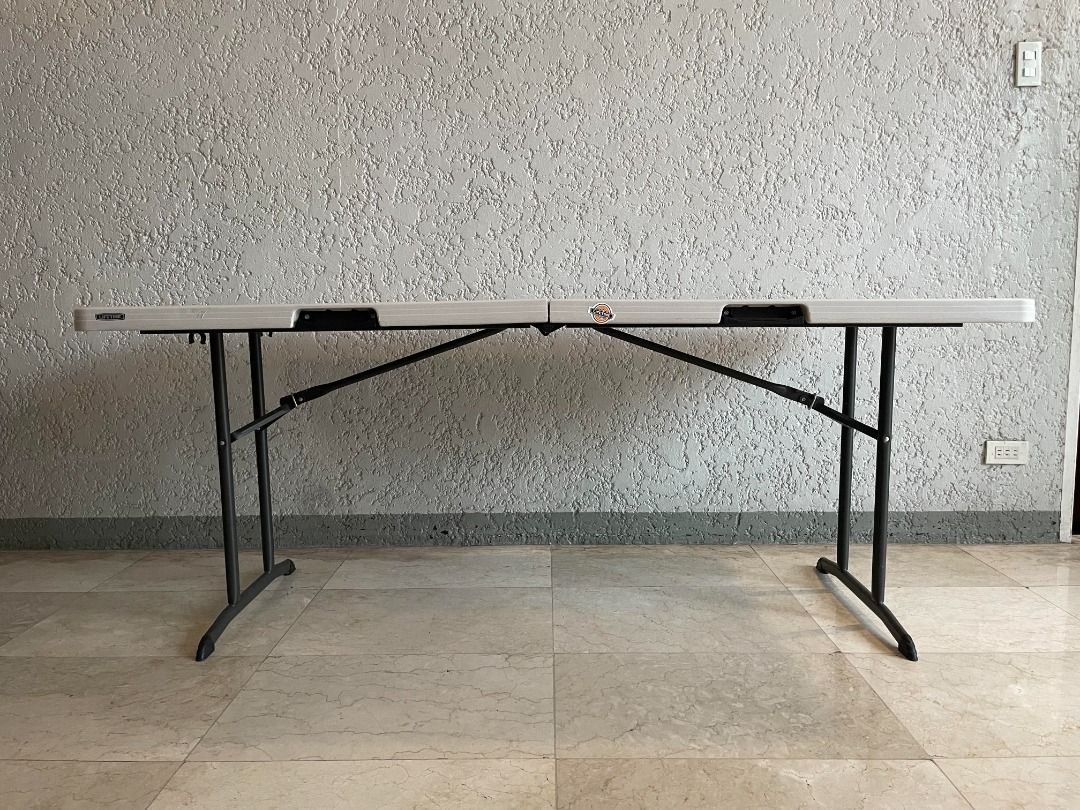LIFETIME Foldable Table for Sale (Category: Tables & Sets) located in San Juan City. Submitted by carou09831 (Listing ID 1246840877, Image 3). Description: If interested and for faster transaction please message 0917-7912788 72 inches x 30 inches 29 inches Height.