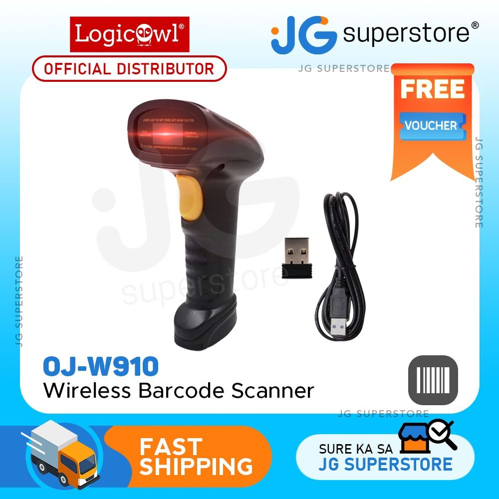 Logicowl OJ-W910 Portable Wireless 1D Barcode Scanner Reader 2.4G with USB Receiver | JG Superstore (Category: Other Photography Accessories) located in San Juan City. Submitted by jg.superstore (Listing ID 1246777988, Image 1). Description: █ JG Superstore █ 【Trusted Seller Since 2011】 【We Accept Any Special Order】 【Dedicated Customer Service】 【📍 】3/F Annapolis Tower, 43 Annapolis St. Greenhills San Juan - Front of Unionbank (please confirm you